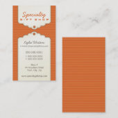 GESCHÄFTSKARTE:: trendy gifttag P1 Visitenkarte (Vorne/Hinten)