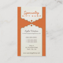 GESCHÄFTSKARTE:: trendy gifttag P1