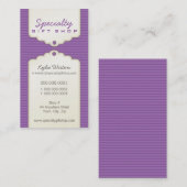 GESCHÄFTSKARTE:: trendy gifttag P2 Visitenkarte (Vorne/Hinten)