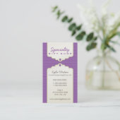 GESCHÄFTSKARTE:: trendy gifttag P2 Visitenkarte (Stehend Vorderseite)