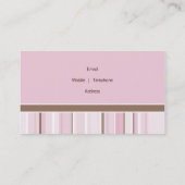 GESCHÄFTSKARTE: Vintag 4 Visitenkarte (Rückseite)