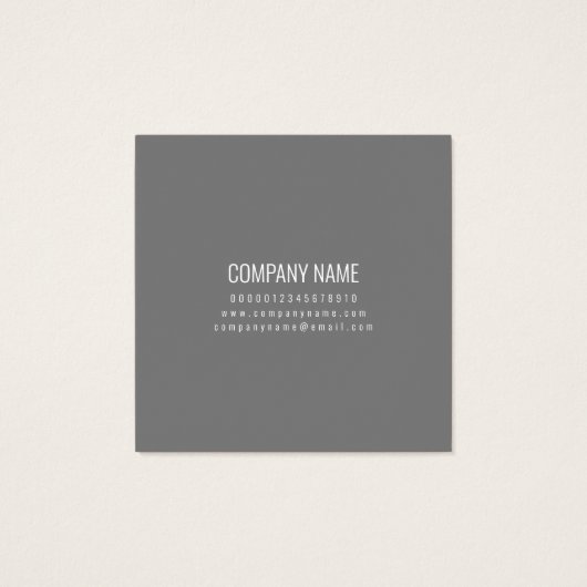 GESCHÄFTSKARTE: "VINTAGE BLUME" (Rückseite)