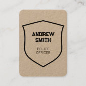 👮 ♂️ Geschäftskarte Visitenkarte (Vorderseite)