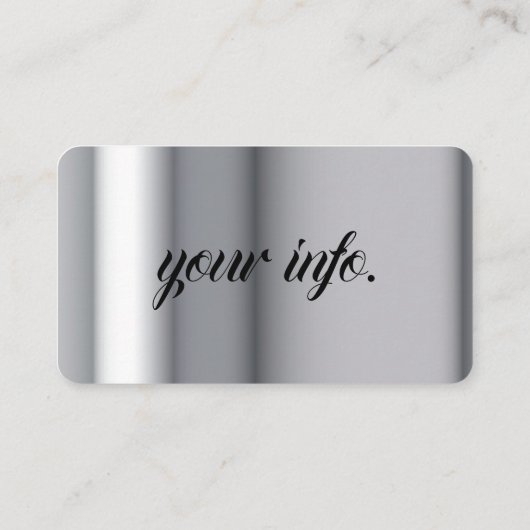 Geschäftskarte Visitenkarte (Rückseite)