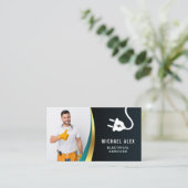 Geschäftskarte Visitenkarte (Stehend Vorderseite)