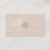 Geschäftskarte Visitenkarte (Rückseite)