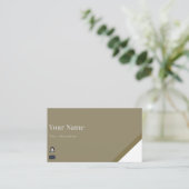 Geschäftskarte Visitenkarte (Stehend Vorderseite)