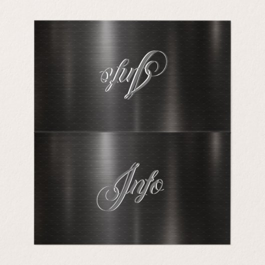 Geschäftskarte Visitenkarten (Innenseite Aufgefaltet)