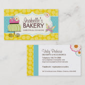 Geschäftskarte Whimsischer Bäckerei Visitenkarte (Vorne/Hinten)