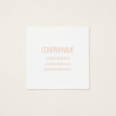 GESCHÄFTSKARTE : WILLIAM MORRIS : WILD TULIP (Rückseite)