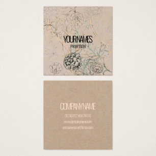 GESCHÄFTSKARTE : WILLIAM MORRIS : WILD TULIP