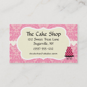 Geschäftskarten Bäckerei Konditorei Cake Shop Visitenkarte