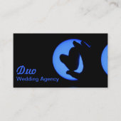 Geschäftskarten der Hochzeitsagentur Visitenkarte (Vorderseite)