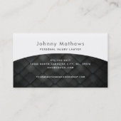 Geschäftskarten der Rechtsanwaltskanzlei Visitenkarte (Rückseite)