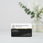 Geschäftskarten des Classanwaltes Visitenkarte (Stehend Vorderseite)