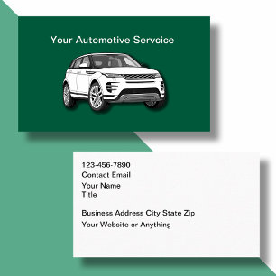 Geschäftskarten-Design für Automotive-Dienstleistu Visitenkarte