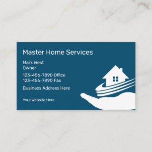 Geschäftskarten-Design für Home Services Visitenkarte