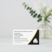 Geschäftskarten für Adoptionen Visitenkarte (Stehend Vorderseite)