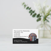 Geschäftskarten für Automobil-Gebrauchtwagen Visitenkarte (Stehend Vorderseite)