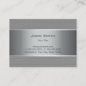 Geschäftskarten für berufliche Metallstahl-Automot Visitenkarte (Rückseite)