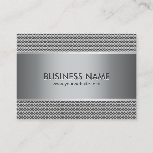 Geschäftskarten für berufliche Metallstahl-Automot Visitenkarte (Vorderseite)