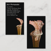 Geschäftskarten für Blumenfotografie Visitenkarte (Vorne/Hinten)