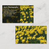 Geschäftskarten für Blumenfotografie Visitenkarte (Vorne/Hinten)