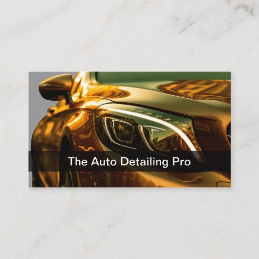 Geschäftskarten für coole Automotive Detection Ser Visitenkarte (Vorderseite)