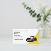 Geschäftskarten für coole Automotive Services Visitenkarte (Stehend Vorderseite)
