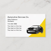 Geschäftskarten für coole Automotive Services Visitenkarte (Vorderseite)