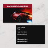 Geschäftskarten für cooles Automotive-Theme Visitenkarte (Vorne/Hinten)