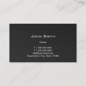 Geschäftskarten für cooles Racing Car Carbon Fibre Visitenkarte (Rückseite)