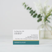 Geschäftskarten für Dermatologen Visitenkarte (Stehend Vorderseite)