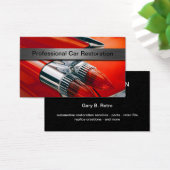 Geschäftskarten für die berufliche Kfz-Restaurieru (Schreibtisch)