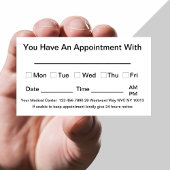 Geschäftskarten für die Erinnerung von Bulk Office Terminkarte