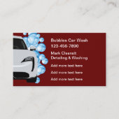 Geschäftskarten für die Kfz-Kundenbindung Visitenkarte (Vorderseite)
