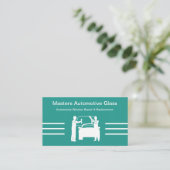 Geschäftskarten für die Reparatur von Automobilgla Visitenkarte (Stehend Vorderseite)