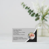 Geschäftskarten für Finanzvorsorge Visitenkarte (Stehend Vorderseite)