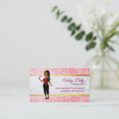 Geschäftskarten für Friseure Visitenkarte (Stehend Vorderseite)