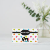 Geschäftskarten für Haustiere Visitenkarte (Stehend Vorderseite)