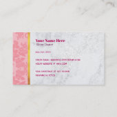 Geschäftskarten für Haustiere Visitenkarte (Rückseite)