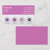 Geschäftskarten für Haustiere Visitenkarte (Vorne/Hinten)