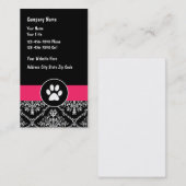 Geschäftskarten für Haustiere Visitenkarte (Vorne/Hinten)