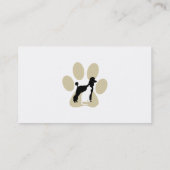 Geschäftskarten für Haustiere Visitenkarte (Rückseite)