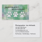 Geschäftskarten für Heimfotografie Visitenkarte (Vorne/Hinten)