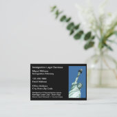 Geschäftskarten für Immigration Law Atney Business Visitenkarte (Stehend Vorderseite)