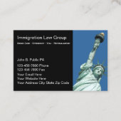 Geschäftskarten für Immigration Law Atney Business Visitenkarte (Vorderseite)