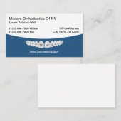 Geschäftskarten für Kieferorthopädie Visitenkarte (Vorne/Hinten)