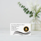 Geschäftskarten für klassische nautische Segelboot Visitenkarte (Stehend Vorderseite)