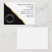 Geschäftskarten für klassische Notare Visitenkarte (Vorne/Hinten)